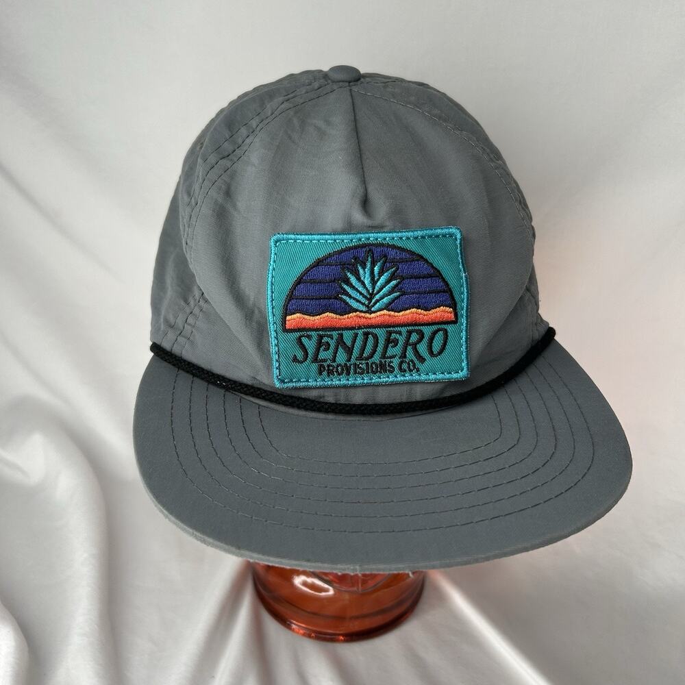 Sendero Provisions Co. Hat Outdoor Adj Snapback Rope Hat Patch Grey Blue